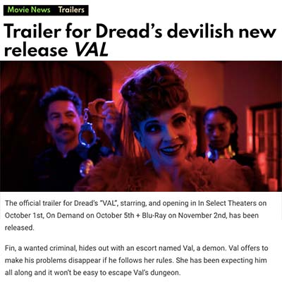 Trailer for Dread’s devilish new release VAL